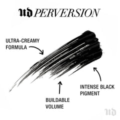 Perversion Volumizing Mascara - Intense Black Lengthening Mascara, Smudge-Resistant, Flake-Free, Buildable Lash Volume & Length, Curling & Separating, Cruelty-Free