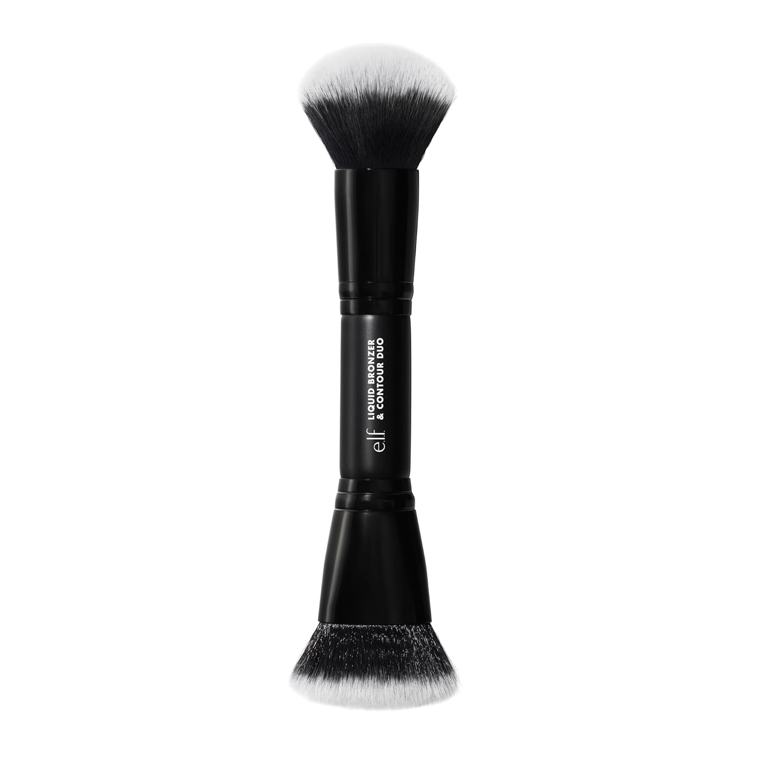 Liquid Bronzer & Contour Duo Brush, Silky Highly Pigmented Formula with Dual-Ended Makeup Brush, Synthetic Bristles, 100% Vegan and Cruelty-Free