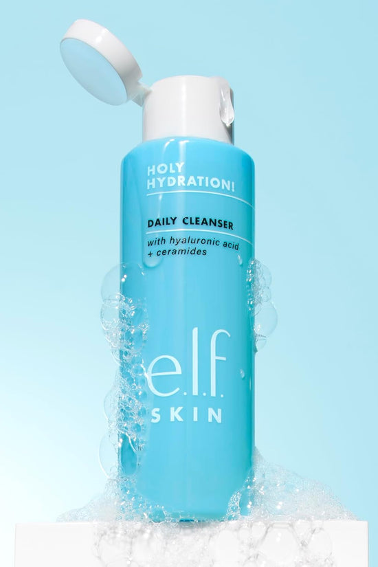 SKIN Holy Hydration! Daily Cleanser, Face Cleanser for Washing Away Excess Oil, Impurities & Makeup, Made with Hyaluronic Acid, Vegan & Cruelty-Free