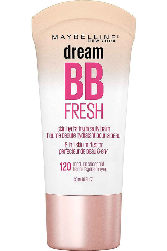 Dream Fresh Skin Hydrating BB Cream, 8-In-1 Skin Perfecting Beauty Balm with Broad Spectrum SPF 30, Sheer Tint Coverage, Oil-Free, Light/Medium, 1 Fl Oz