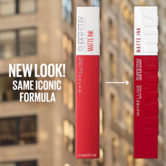 Super Stay Matte Ink Liquid Lipstick Makeup, Long Lasting High Impact Color, up to 16H Wear, Mover, Brown, 1 Count, Packaging May Vary