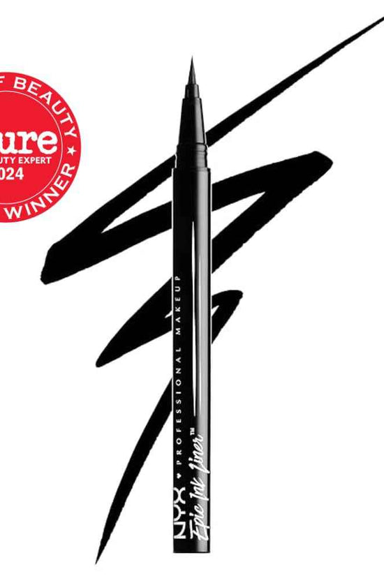 Epic Ink Liner, Waterproof Liquid Eyeliner - Black, Vegan Formula