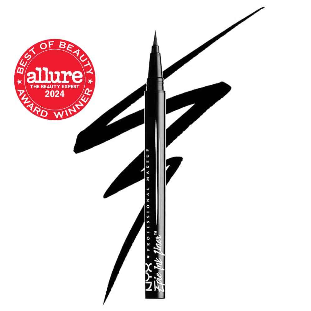 Epic Ink Liner, Waterproof Liquid Eyeliner - Black, Vegan Formula