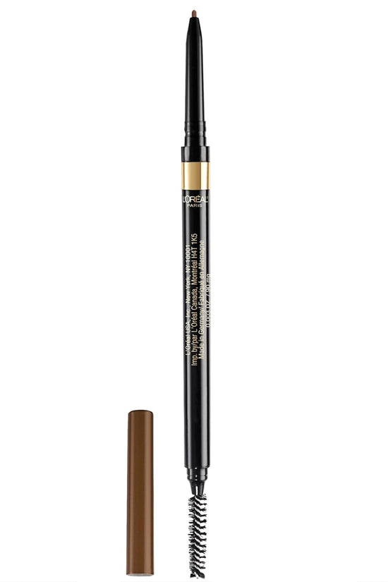 Makeup Brow Stylist Definer Waterproof Eyebrow Pencil, Ultra-Fine Mechanical Pencil, Draws Tiny Brow Hairs and Fills in Sparse Areas and Gaps, Dark Brunette, 0.003 Ounce (Pack of 1)