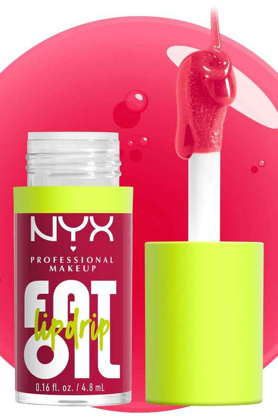 Fat Oil Lip Drip, Moisturizing Lip Oil Gloss, Vegan Tinted Formula, up to 12 HR Hydration - Missed Call (Sheer Pink)