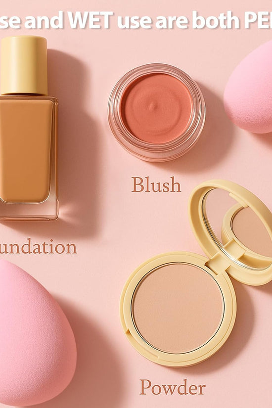 Makeup Sponge Set  Blender Sponges 7 Pcs for Liquid, Cream, and Powder, Latex Free, Multi Colored Beauty Sponges with 1 Mini Sponge, Vegan & Cruelty-Free