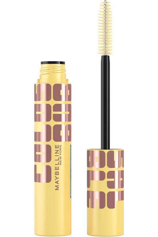 the Colossal Bubble Washable Mascara, Buildable Mascara Volume and Length Formula for Bold, Separated Lashes, Blackest Black, 1 Count