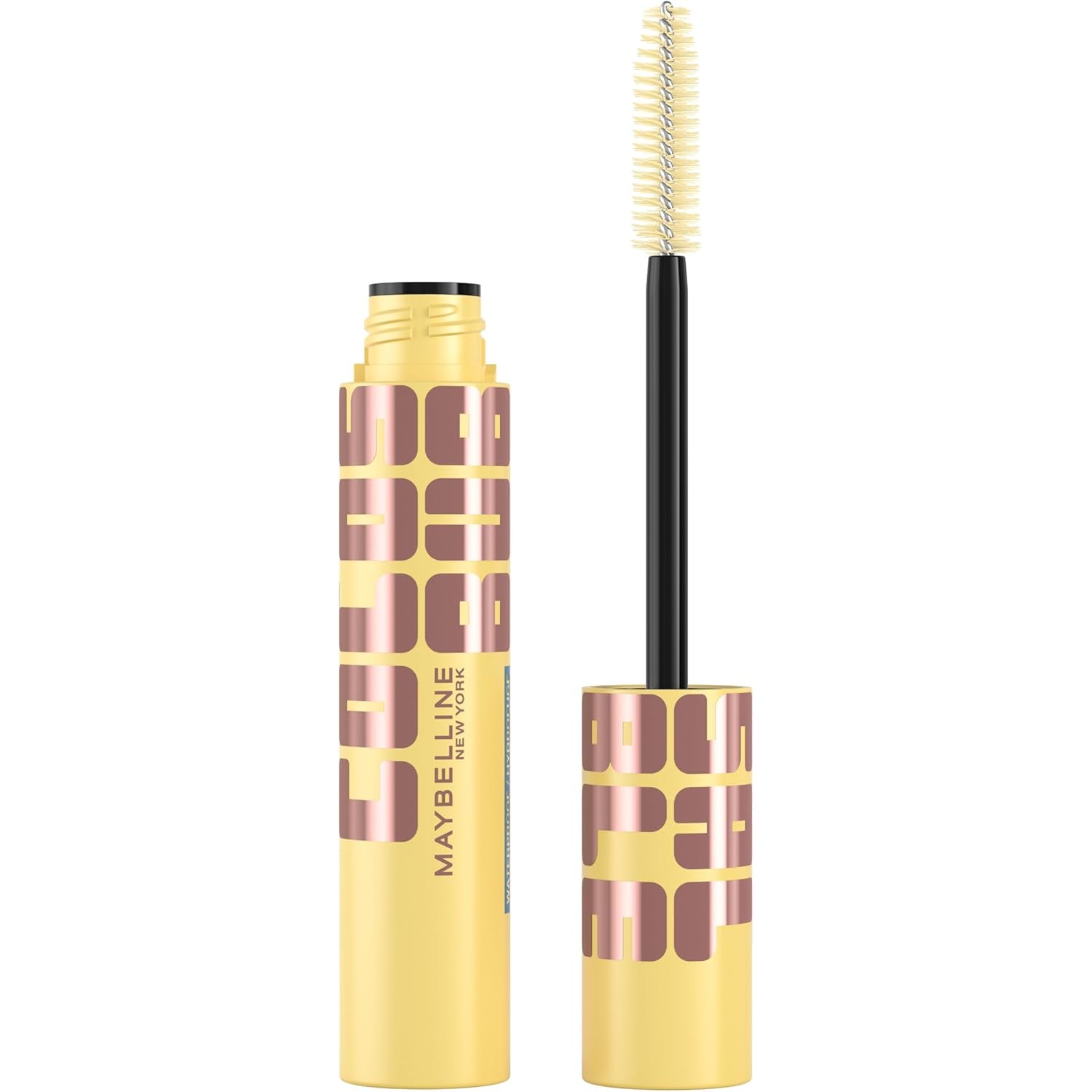 the Colossal Bubble Washable Mascara, Buildable Mascara Volume and Length Formula for Bold, Separated Lashes, Blackest Black, 1 Count