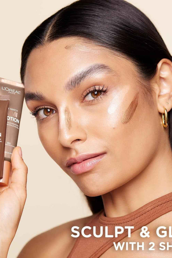 Makeup True Match Lumi Glotion, Natural Glow Enhancer, Illuminator Highlighter, Bronzing Drops for a Sun-Kissed Glow, 903 Medium