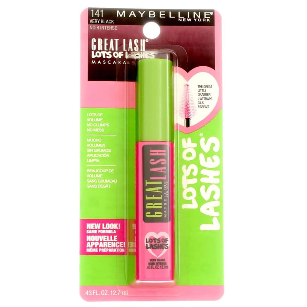 Great Lash Clear Mascara, Conditioning Formula for Lashes and Eyebrows for a Natural Eye Makeup Look, 1 Count