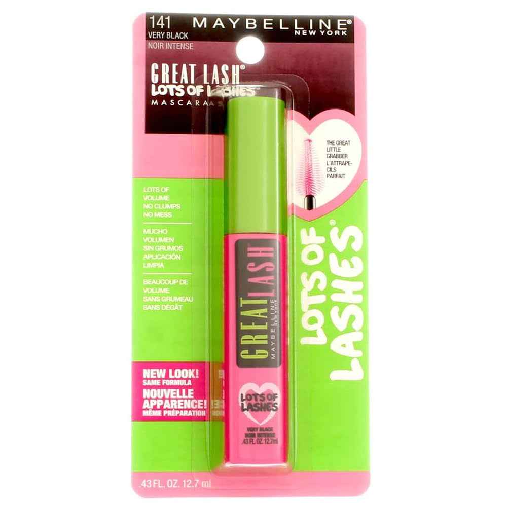 Great Lash Clear Mascara, Conditioning Formula for Lashes and Eyebrows for a Natural Eye Makeup Look, 1 Count