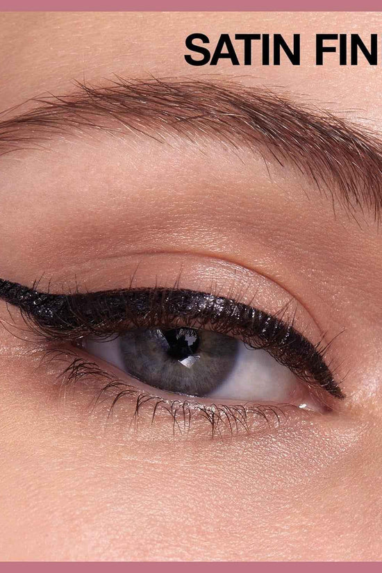 Hyper Easy Liquid Pen No-Skip Eyeliner, Satin Finish, Waterproof Formula, Pitch Black, 0.018 Fl Oz