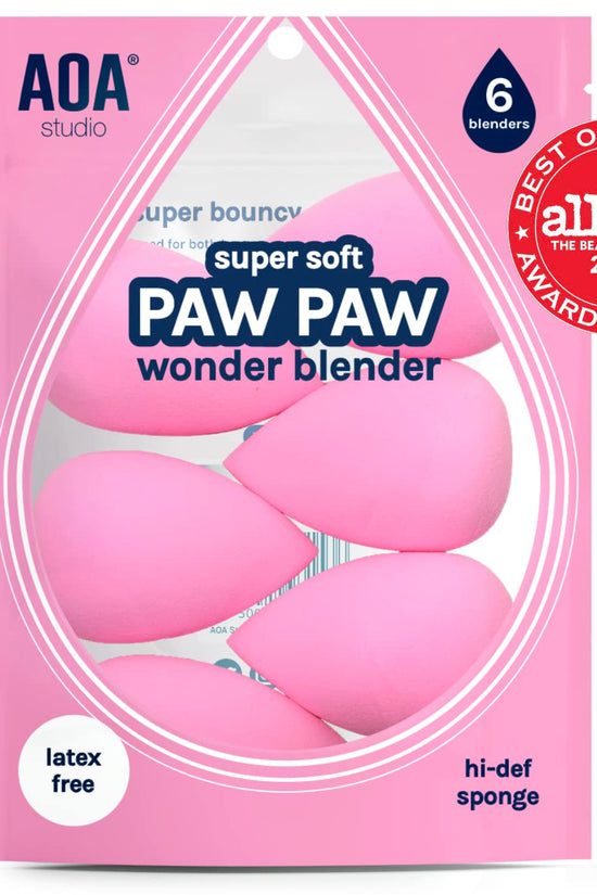 Collection Makeup Sponge Set Latex Free and High-Definition Set of 6 Makeup Wonder Blender for Powder Cream and Liquid, Super Soft Wonder Beauty Cosmetic