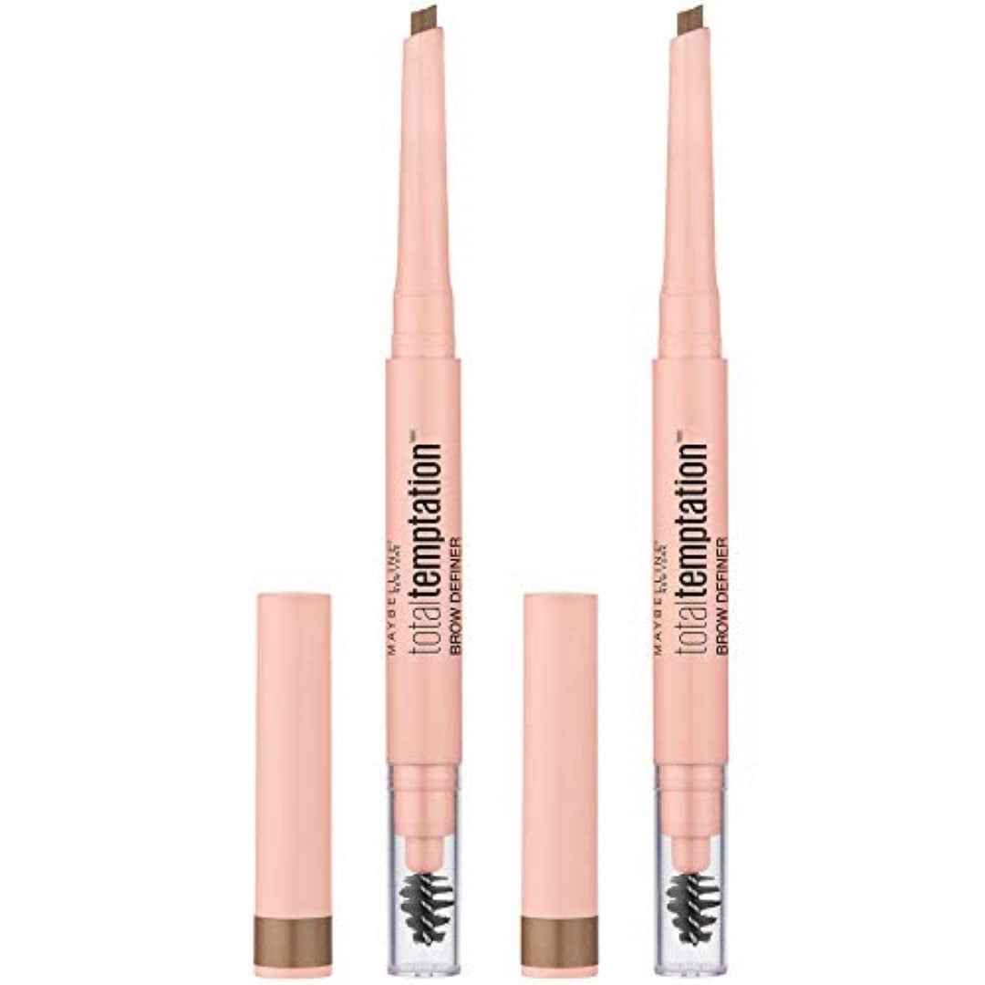 Total Temptation Eyebrow Definer Pencil, Medium Brown, 1 Count
