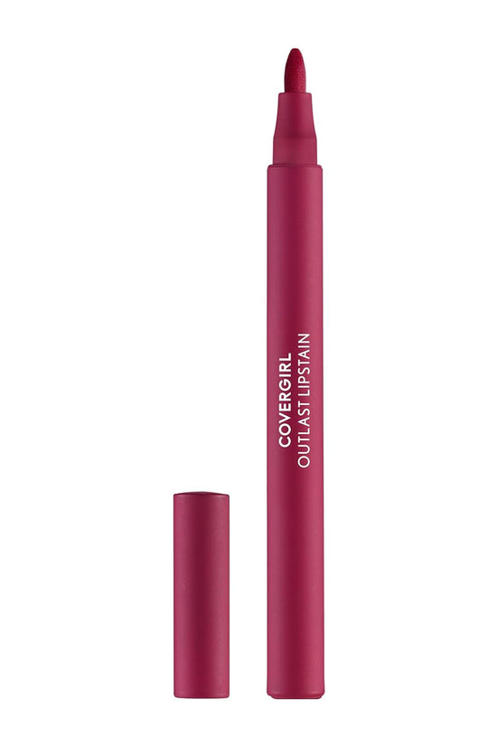 Outlast, 10 Sugey Girl, Lipstain, Smooth Application, Precise Pen-Like Tip, Transfer-Proof, Satin Stained Finish, Vegan Formula, 0.06Oz