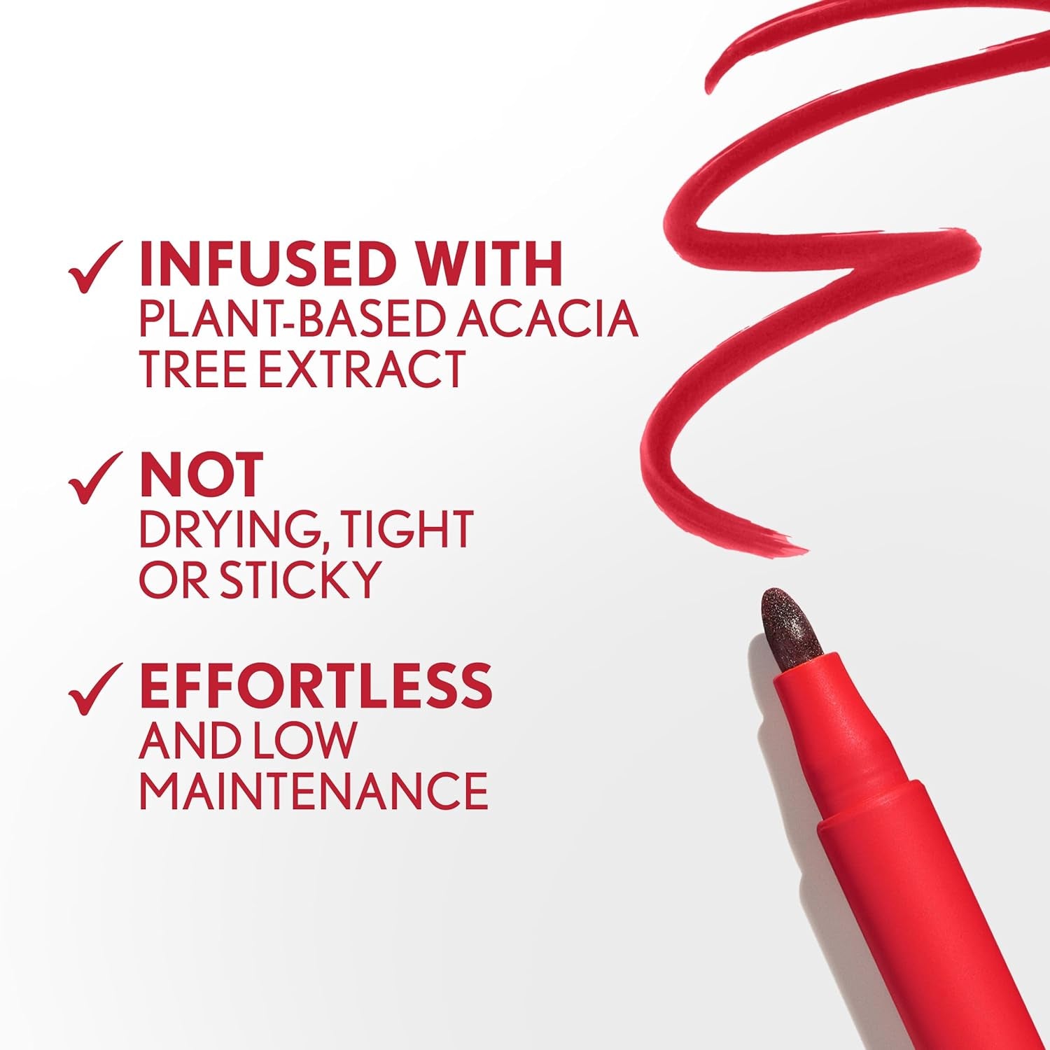 Outlast, 10 Sugey Girl, Lipstain, Smooth Application, Precise Pen-Like Tip, Transfer-Proof, Satin Stained Finish, Vegan Formula, 0.06Oz