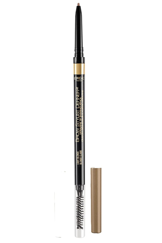 Makeup Brow Stylist Definer Waterproof Eyebrow Pencil, Ultra-Fine Mechanical Pencil, Draws Tiny Brow Hairs and Fills in Sparse Areas and Gaps, Dark Brunette, 0.003 Ounce (Pack of 1)