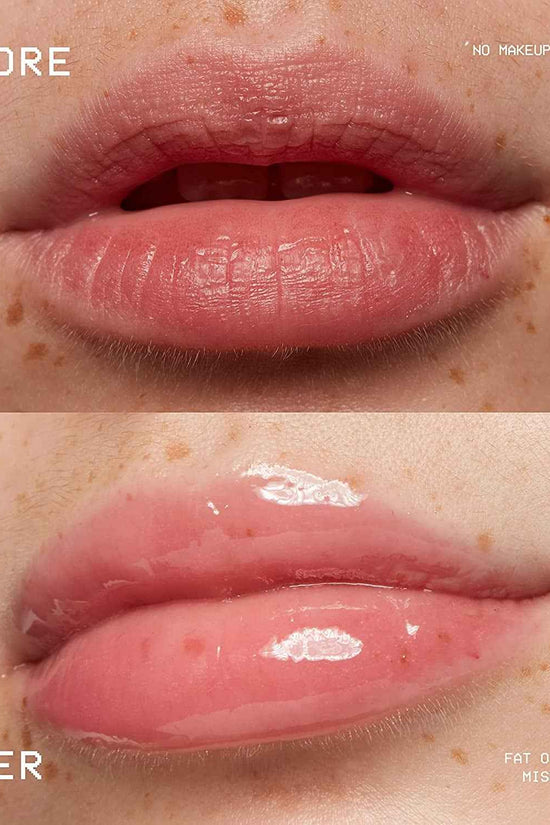 Fat Oil Lip Drip, Moisturizing Lip Oil Gloss, Vegan Tinted Formula, up to 12 HR Hydration - Missed Call (Sheer Pink)