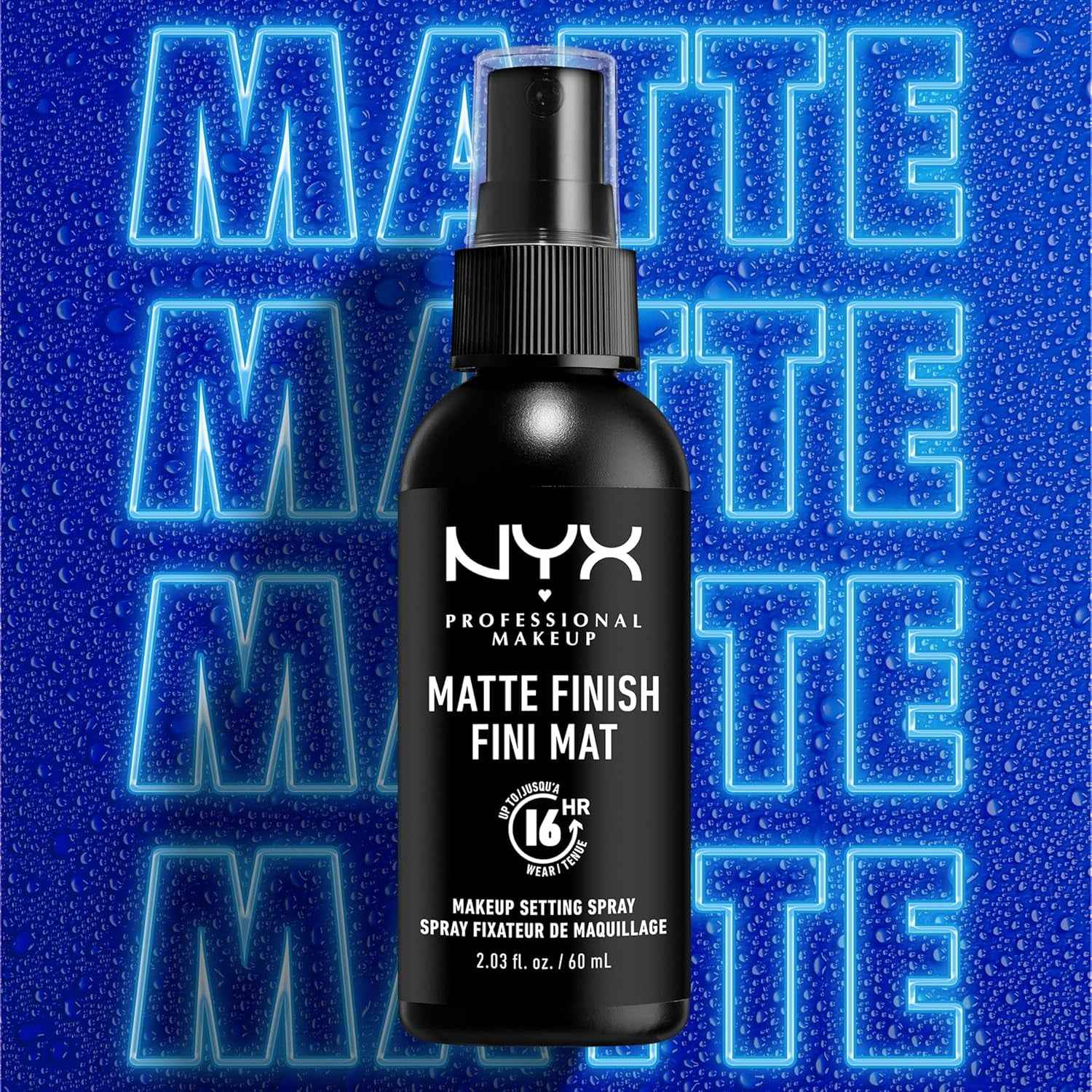 Makeup Setting Spray - Matte Finish, Long-Lasting Face Mist for up to 16HR Wear, Vegan Formula