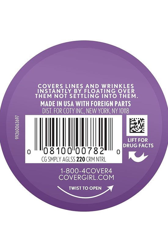 & Olay Simply Ageless Instant Wrinkle-Defying Foundation, Creamy Natural 0.44 Fl Oz (Pack of 1)