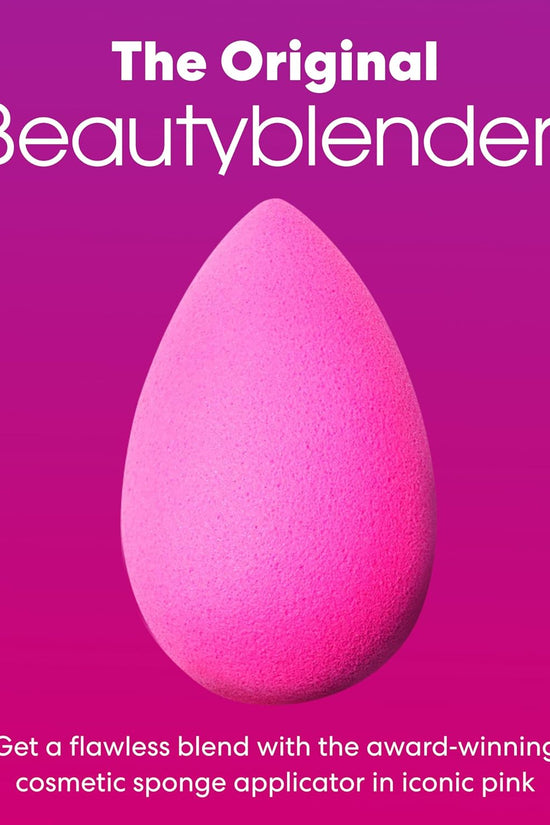 ® | Original Pink Beauty Blender Makeup Sponge, Super-Soft Foam Easily Blends Foundations, Powders & Creams, Made in USA, Reusable, Washable, Streak Free Application, Vegan, Cruelty Free