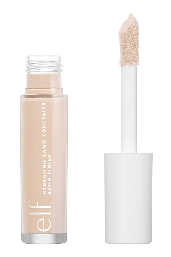 Hydrating Camo Concealer, Covers Blemishes & Under-Eye Circles, Full-Coverage & Delivers a Satin Finish, Vegan & Cruelty-Free, Light Sand