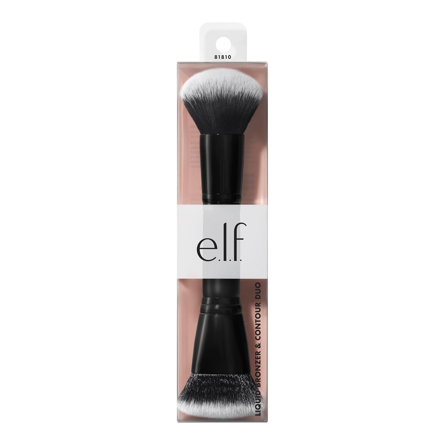Liquid Bronzer & Contour Duo Brush, Silky Highly Pigmented Formula with Dual-Ended Makeup Brush, Synthetic Bristles, 100% Vegan and Cruelty-Free