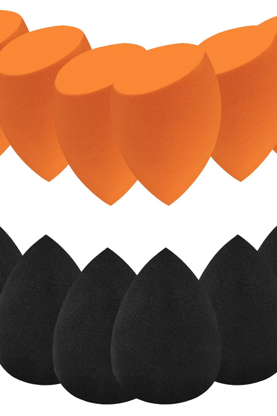 12 Pieces Professional Makeup Sponge Set,Latex Free Flawless Soft Setting Face Puffs,Multicolor Beauty Sponge Blender Cosmetic Applicator for Powder,Liquid,Facial Makeup Tools