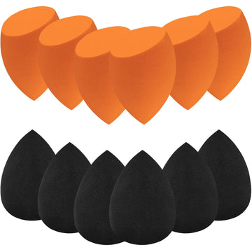 12Pcs Black+Orange