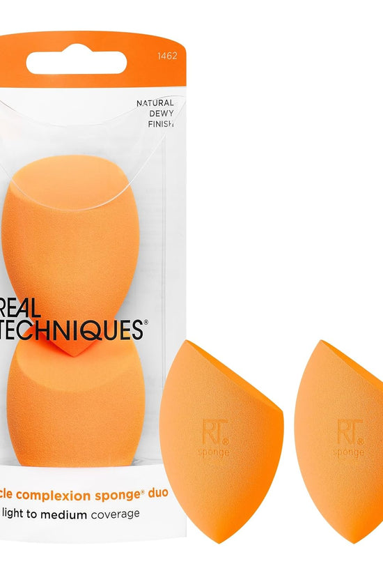 Miracle Complexion Sponge, Makeup Blender for Liquid and Cream Foundation, Full Coverage, Streak-Free Professional Makeup Tool, Cruelty Free, Vegan, Latex Free, 4 Count