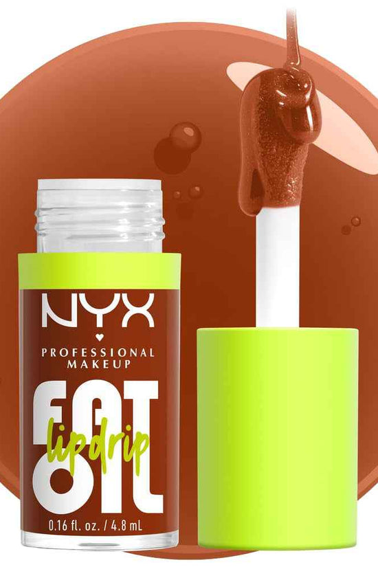 Fat Oil Lip Drip, Moisturizing Lip Oil Gloss, Vegan Tinted Formula, up to 12 HR Hydration - Missed Call (Sheer Pink)