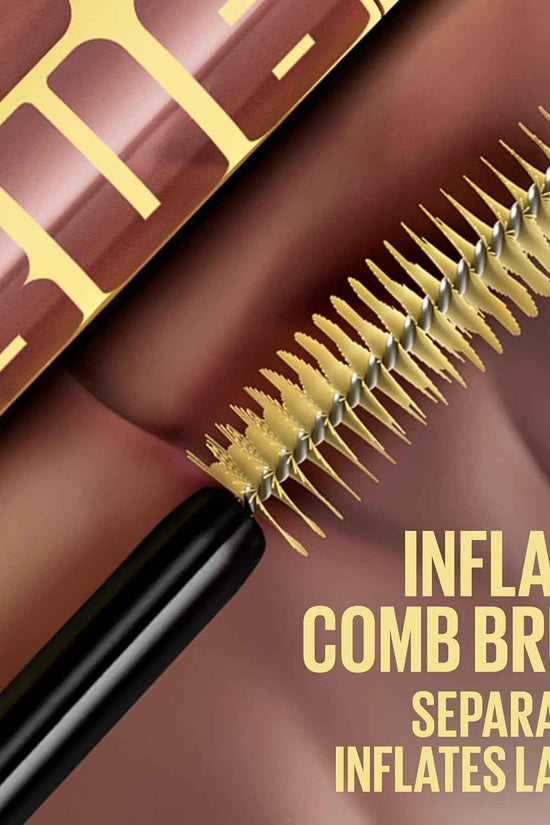 the Colossal Bubble Washable Mascara, Buildable Mascara Volume and Length Formula for Bold, Separated Lashes, Blackest Black, 1 Count