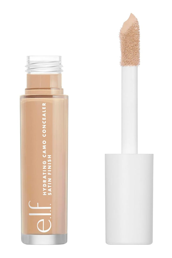 Hydrating Camo Concealer, Covers Blemishes & Under-Eye Circles, Full-Coverage & Delivers a Satin Finish, Vegan & Cruelty-Free, Light Sand