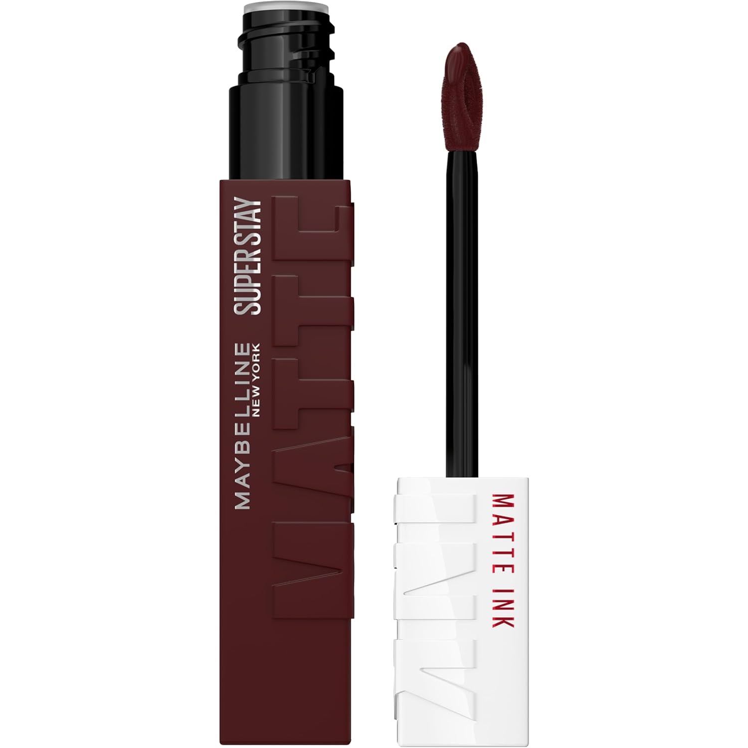 Super Stay Matte Ink Liquid Lipstick Makeup, Long Lasting High Impact Color, up to 16H Wear, Mover, Brown, 1 Count, Packaging May Vary