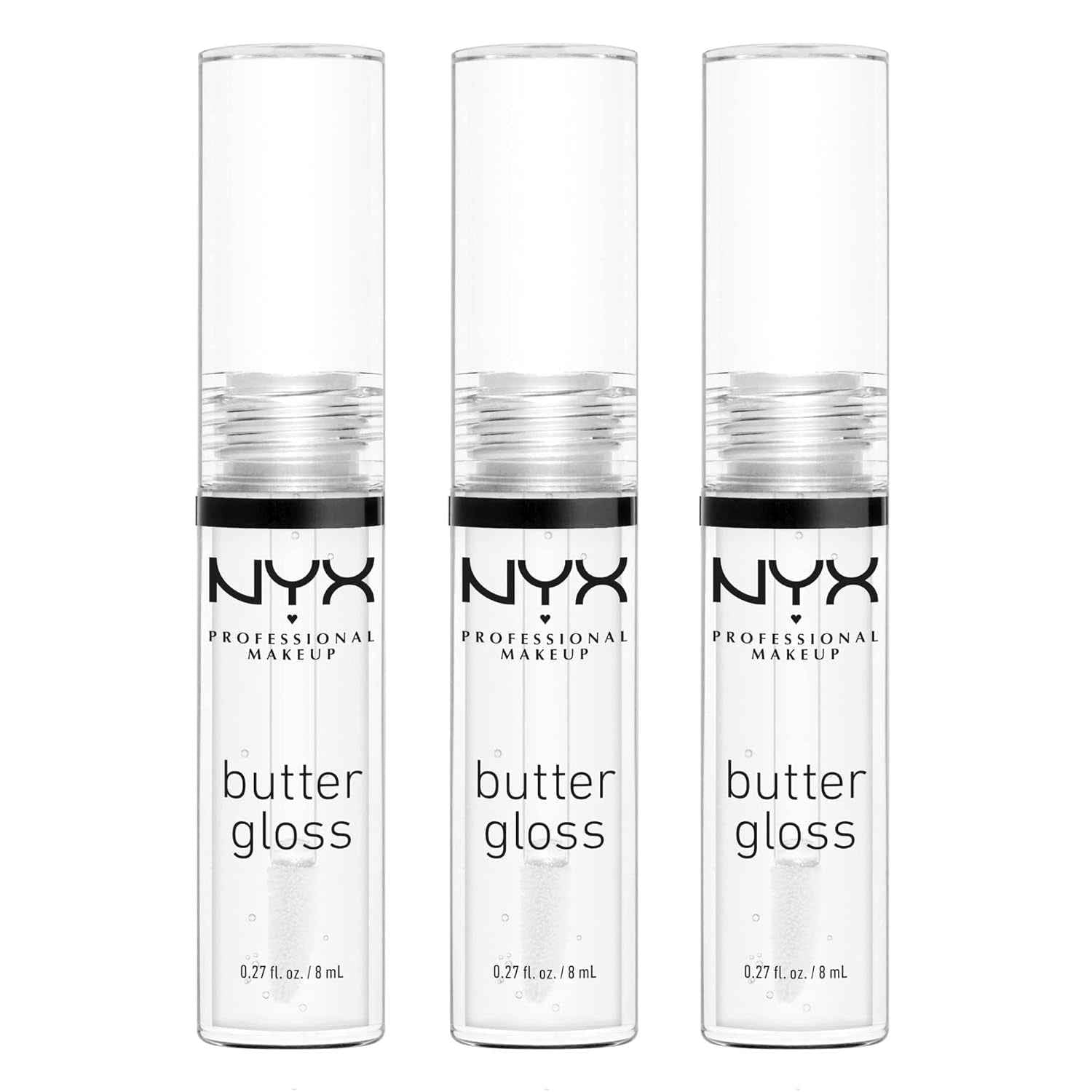 Butter Gloss, Non-Sticky Lip Gloss - Sugar Glass ,Clear
