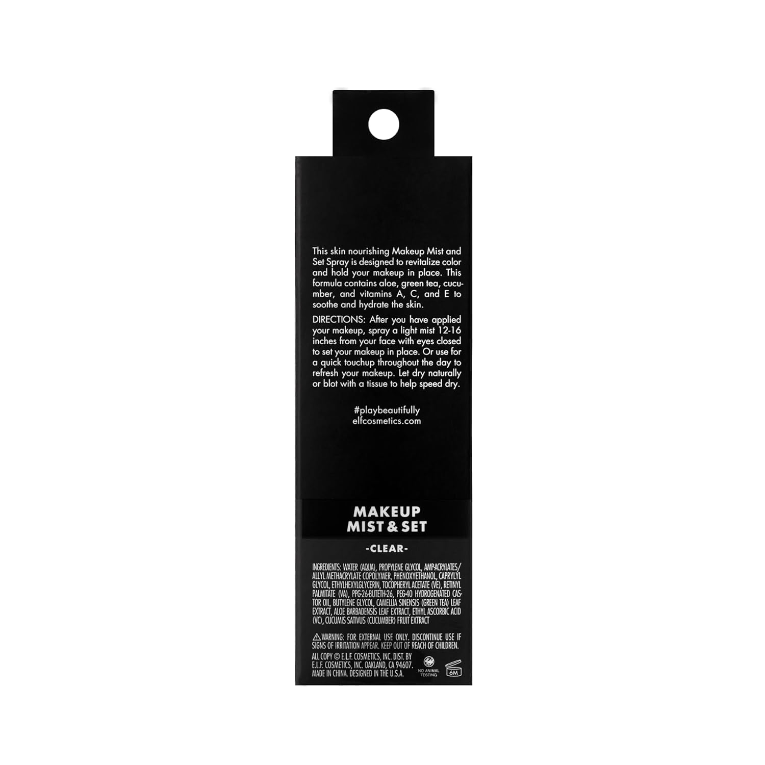 Makeup Mist & Set, Hydrating Setting Spray for Setting & Reviving Makeup, Soothes & Hydrates Skin, Infused with Vitamin A, Vegan & Cruelty-Free, 4.05 Fl Oz (120 Ml)