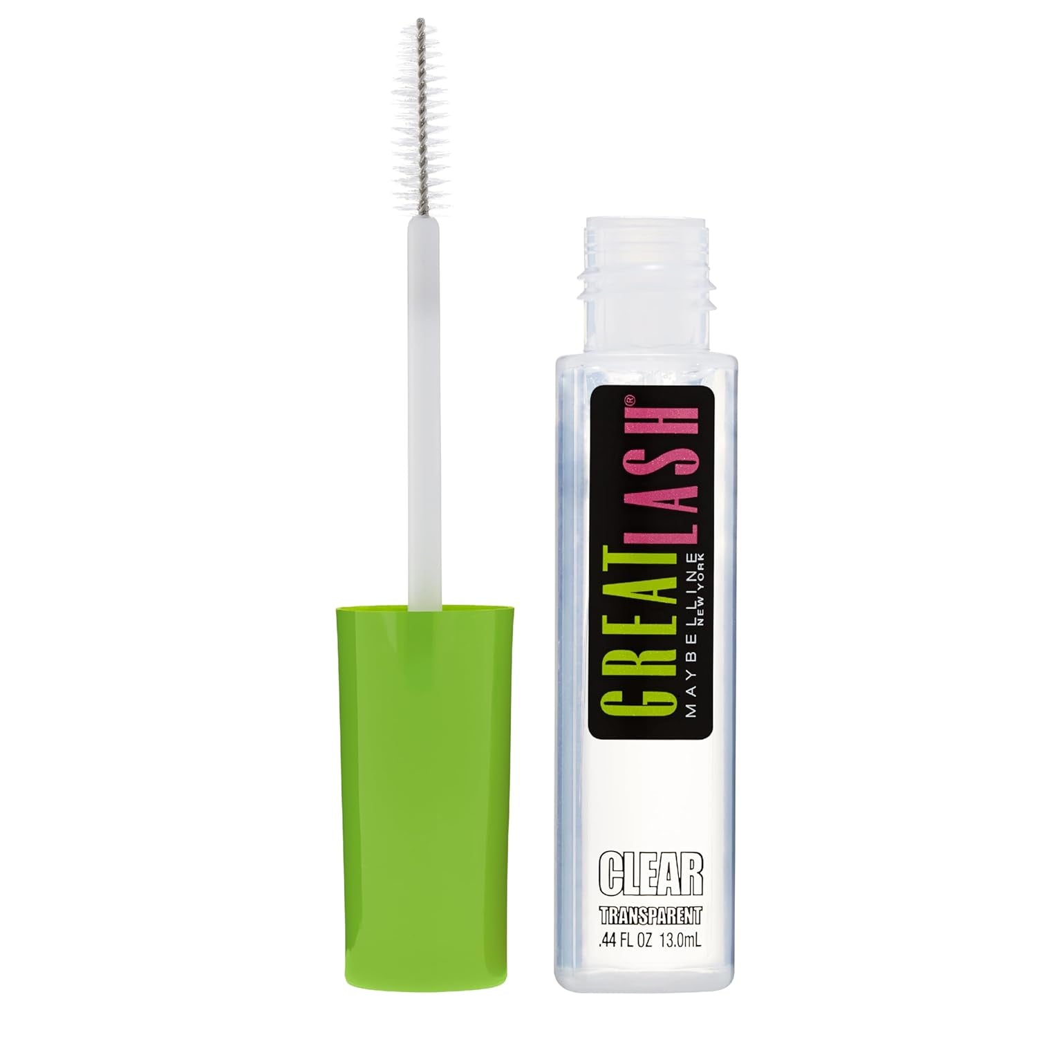 Great Lash Clear Mascara, Conditioning Formula for Lashes and Eyebrows for a Natural Eye Makeup Look, 1 Count