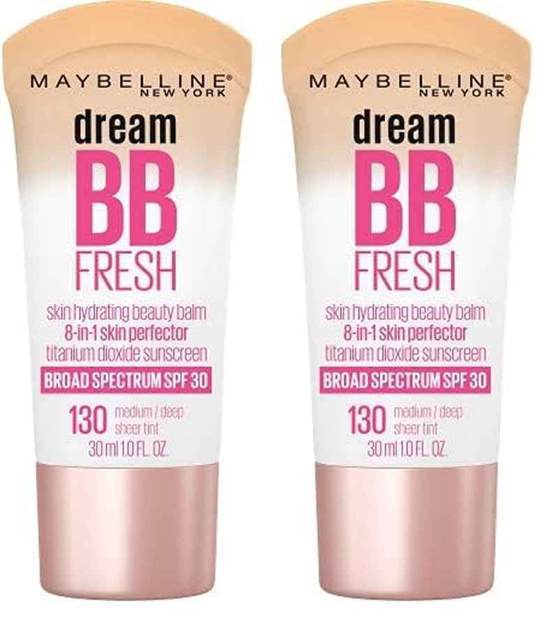 Dream Fresh Skin Hydrating BB Cream, 8-In-1 Skin Perfecting Beauty Balm with Broad Spectrum SPF 30, Sheer Tint Coverage, Oil-Free, Light/Medium, 1 Fl Oz