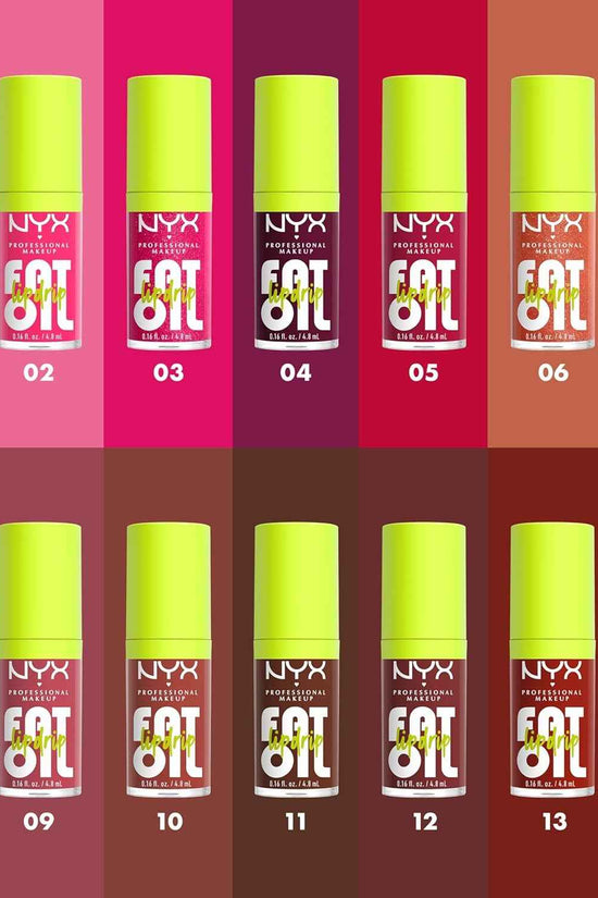 Fat Oil Lip Drip, Moisturizing Lip Oil Gloss, Vegan Tinted Formula, up to 12 HR Hydration - Missed Call (Sheer Pink)