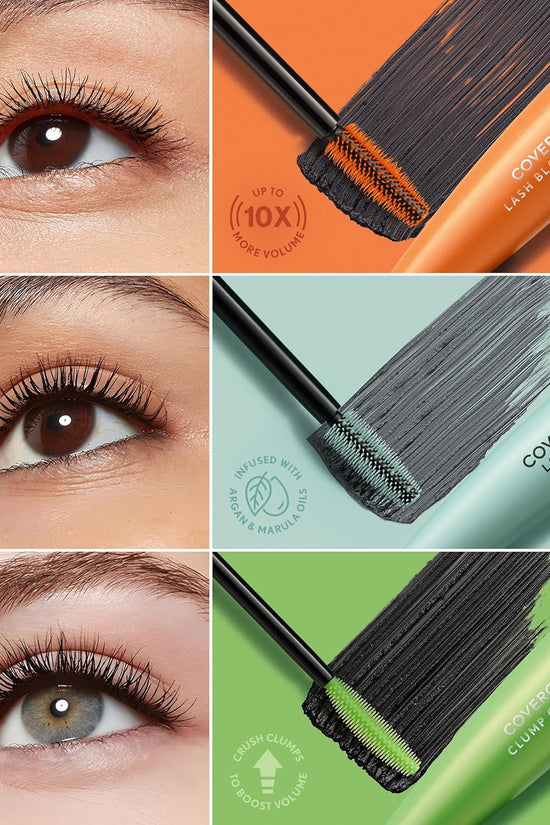 Clump Crusher Mascara, 20X More Volume, Double Sided Brush, Long-Lasting Wear - 800 Very Black (Pack of 1)