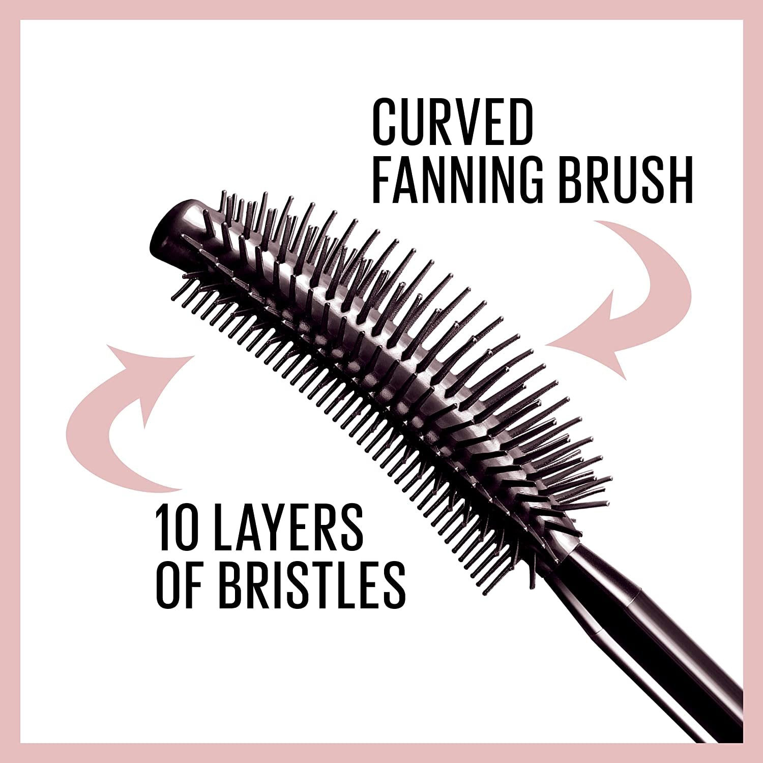 Lash Sensational Washable Mascara, Lengthening and Volumizing for a Full Fan Effect, Blackest Black, 1 Count