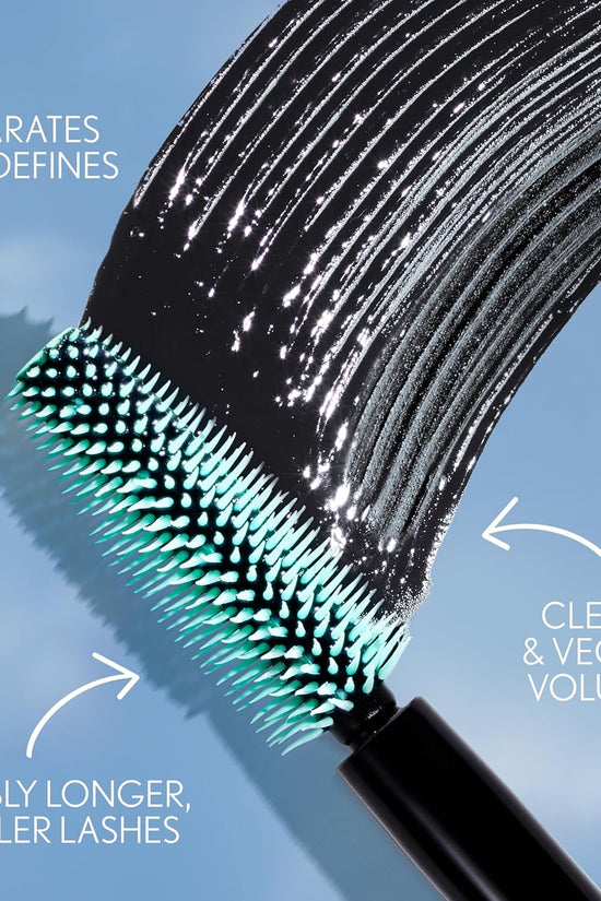 Lash Blast Clean Volume Mascara, Vegan Formula, Volumizing, Smudge-Proof, Cruelty Free, Very Black, 1 Count