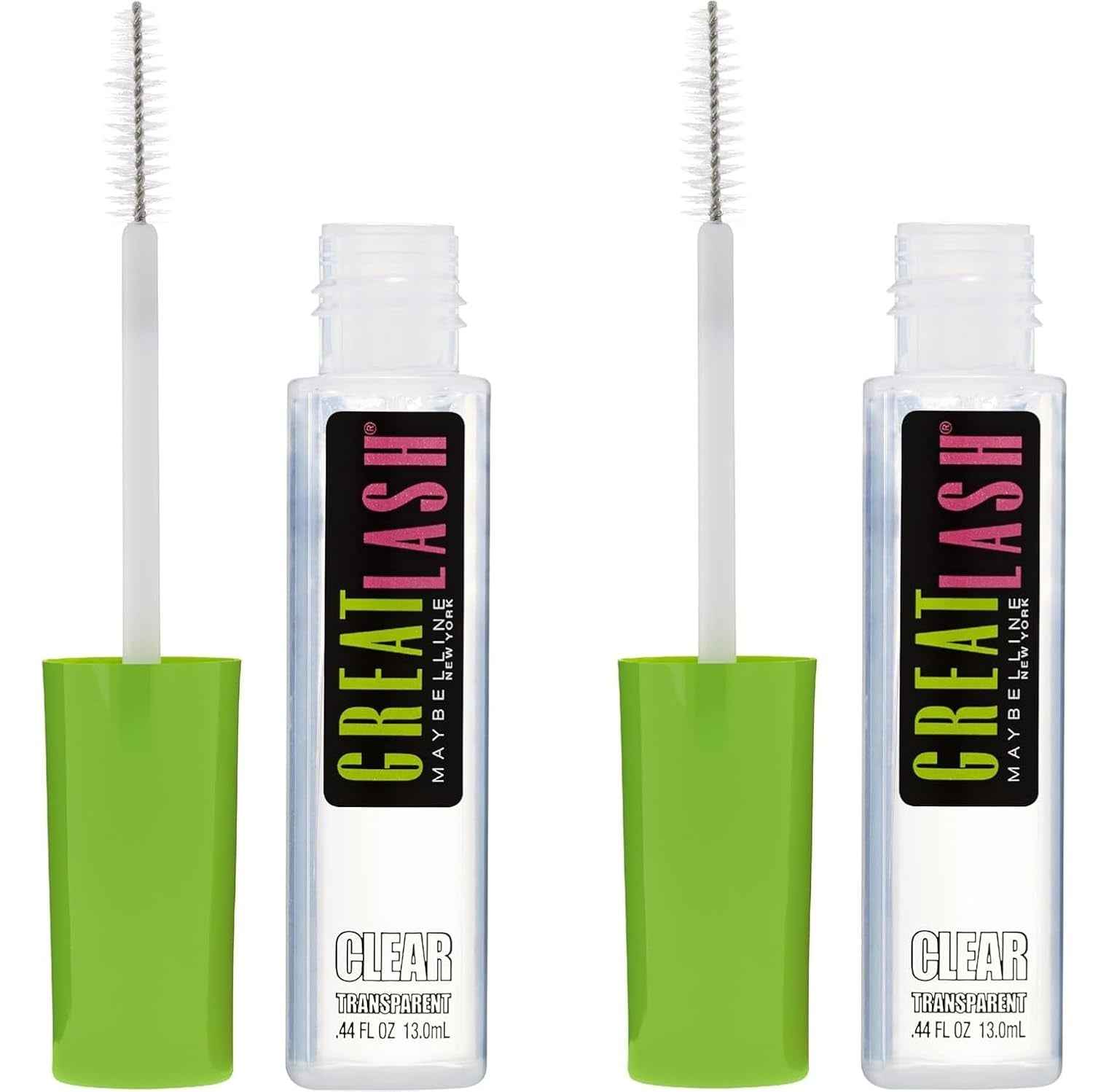 Great Lash Clear Mascara, Conditioning Formula for Lashes and Eyebrows for a Natural Eye Makeup Look, 1 Count