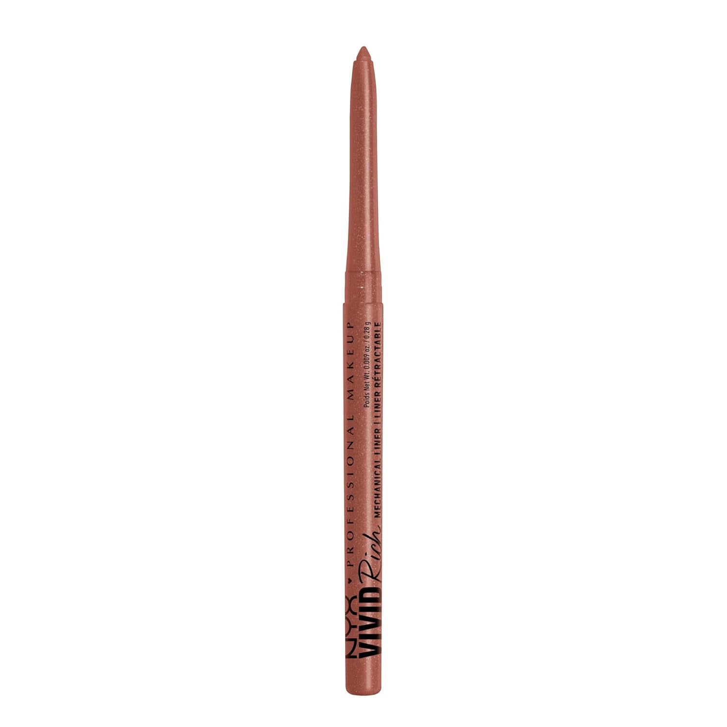 Mechanical Eye Pencil,Vivid Rich Mechanical, Creamy Retractable Eyeliner - Always Onyx, Black Eyeliner
