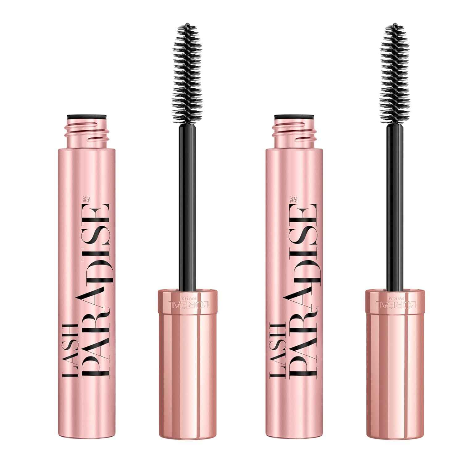 Makeup Voluminous Lash Paradise Mascara, Voluptuous Volume, Intense Length, Feathery Soft Full Lashes, No Flaking, No Smudging, No Clumping, Blackest Black, 0.25 Fl Oz (Pack of 1)