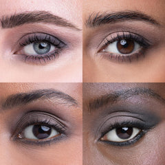 Naked 2 Basics Mini Eyeshadow Palette - 6 Matte Nude Shadows, Multi-Use Powder for Eye, Contour, or Brows, Ultra-Blendable Cool-Tone Neutrals, Long-Lasting Wear, Travel Makeup with Mirror