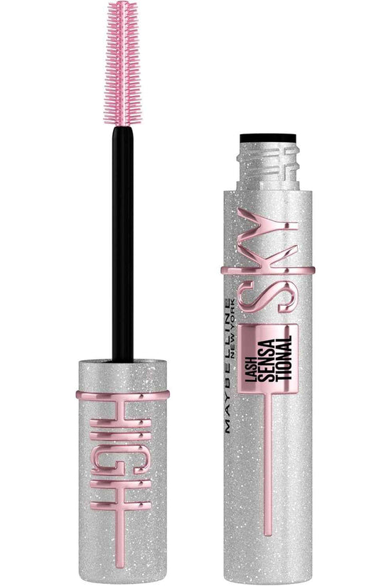 Lash Sensational Sky High Washable Mascara Makeup, Volumizing, Lengthening, Defining, Curling, Multiplying, Buildable Formula, Blackest Black, 1 Count