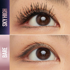 Lash Sensational Sky High Washable Mascara Makeup, Volumizing, Lengthening, Defining, Curling, Multiplying, Buildable Formula, Blackest Black, 1 Count