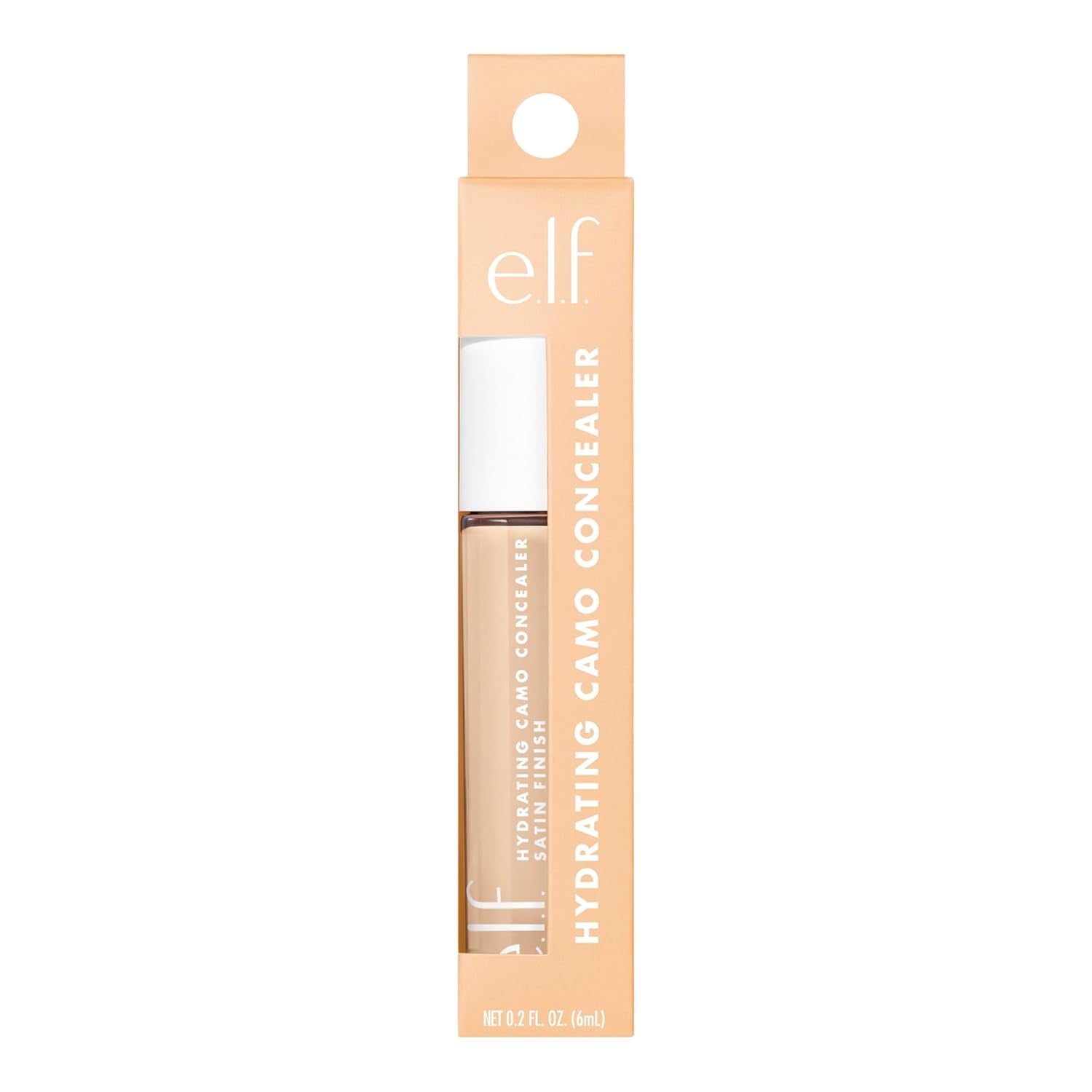 Hydrating Camo Concealer, Covers Blemishes & Under-Eye Circles, Full-Coverage & Delivers a Satin Finish, Vegan & Cruelty-Free, Light Sand