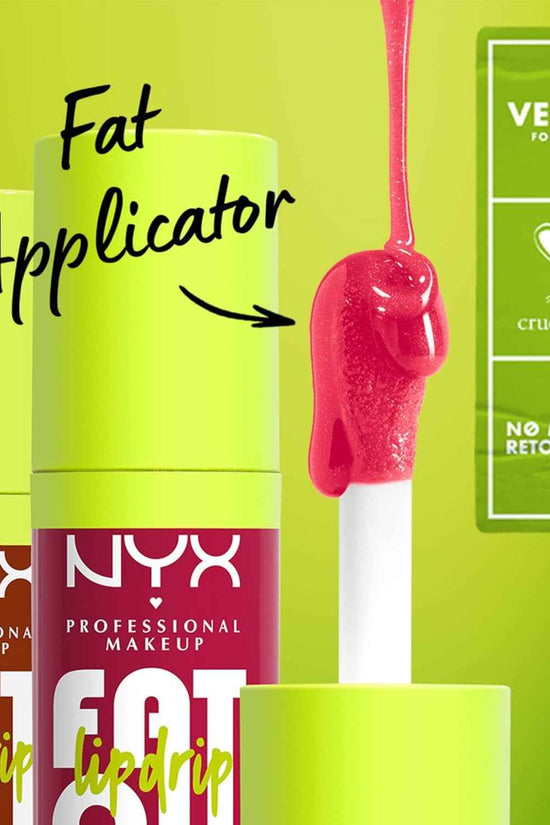 Fat Oil Lip Drip, Moisturizing Lip Oil Gloss, Vegan Tinted Formula, up to 12 HR Hydration - Missed Call (Sheer Pink)